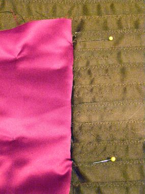 Installing a Pocket Bag into a Slit Pocket - Threads